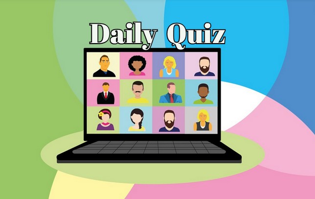 Daily quiz - Answer 6 out of 8 questions correctly to get the most points.